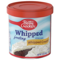 Betty Crocker Frosting, Whipped Cream, 12 Ounce