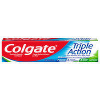 Colgate Toothpaste, Fluoride, Original Mint, Triple Action, 4 Ounce