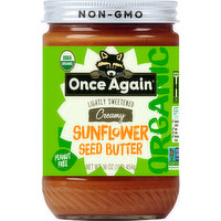 Once Again Sunflower Seed Butter, Creamy, 16 Ounce