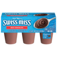 Swiss Miss Pudding, Milk Chocolate, 6 Each