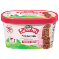 Turkey Hill Ice Cream, Neapolitan, Premium, 1.44 Quart