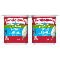 Breakstone's Cottage Cheese,  Lowfat, 2% Milkfat, Small Curd, 4 Each
