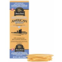  Boar's Head Lower Sodium Yellow American Cheese, 1 Pound