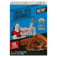 Dave's Killer Bread Snack Bars, Organic, Trail Mix Crumble, 4 Each