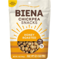 Biena Chickpea Snacks, Honey Roasted, 5 Ounce