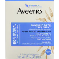 Aveeno Bath Treatment, Soothing, Colloidal Oatmeal, 8 Each