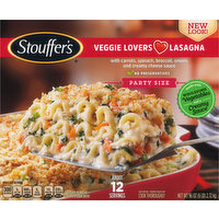 Stouffer's Veggie Lovers Lasagna, Party Size, 96 Ounce