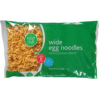 Food Club Egg Noodles, Wide, 16 Ounce