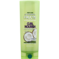 Fructis Conditioner, Fortifying, Curl Nourish, 12 Ounce