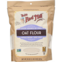 Bob's Red Mill Oat Flour, Whole Grain, 20 Ounce