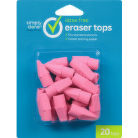 Simply Done Eraser Tops, 20 Each