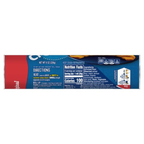 Pillsbury Original Crescents Rolls, 8 count, 8 oz