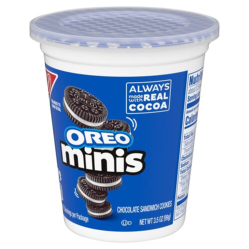 Nabisco Oreo Minis Chocolate Sandwich Cookies, 3.5 oz - King Nabisco Oreo Minis Chocolate Sandwich Cookies, 3.5 oz - King