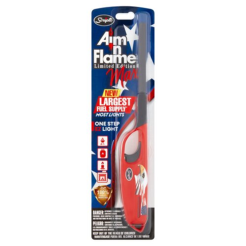Scripto Aim 'n Flames Max Lighter Limited Edition, 1 count