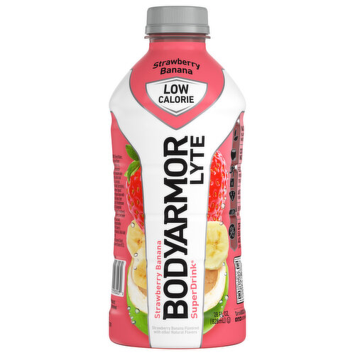 BodyArmor SuperDrink, Low Calorie, Strawberry Banana