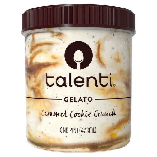 Talenti Caramel Cookie Crunch Gelato, 1 pint