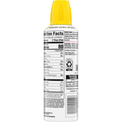 Easy Cheese Spray Can Cheddar - 8oz