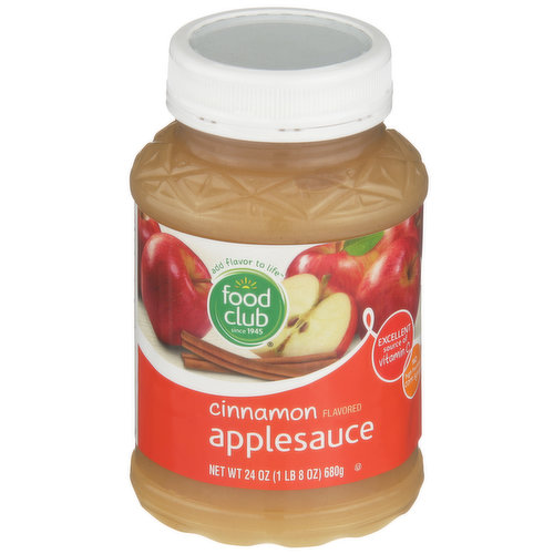Food Club Cinnamon Flavored Applesauce