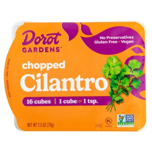Dorot Gardens Chopped Cilantro, 16 count, 2.5 oz
