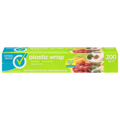 Simply Done Plastic Wrap, 200 Square Feet