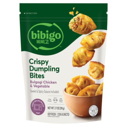 Bibigo Bulgogi Chicken & Vegetable Crispy Dumpling Bites, 7.7 oz