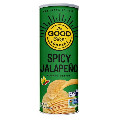 The Good Crisp Company Spicy Jalapeño Potato Crisps, 5.6 oz