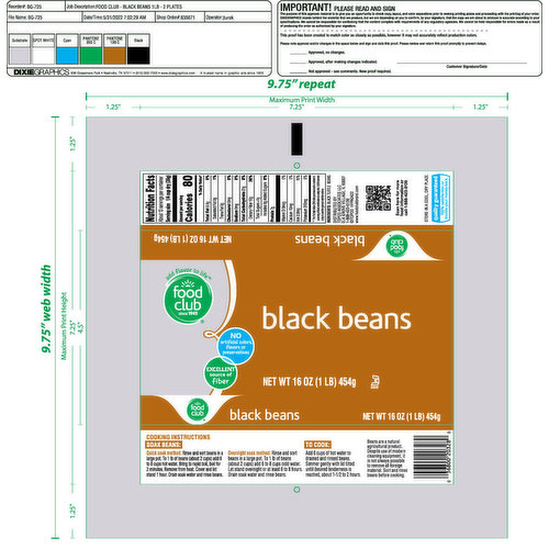 Food Club Black Beans