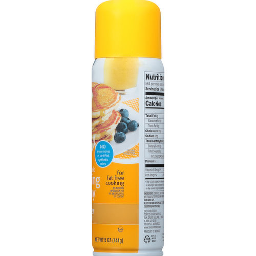 Food Club Cooking Spray, Non-Stick, Butter Flavored