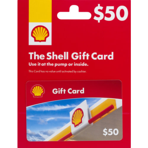 Shell Gift Card, $50