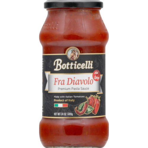 Botticelli Pasta Sauce, Premium, Spicy Marinara