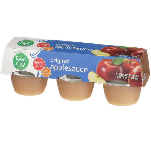 Food Club Original Applesauce