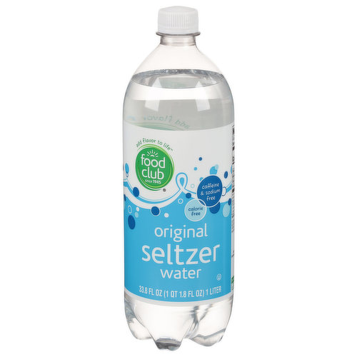 Food Club Seltzer Water, Original