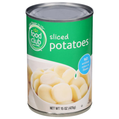 Food Club Potatoes, Sliced