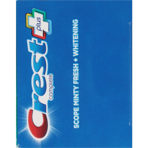 Crest Complete Whitening Toothpaste Minty Fresh