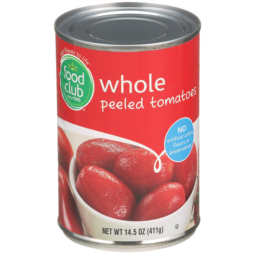 Food Club Whole Peeled Tomatoes