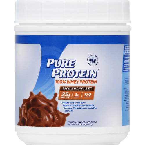 Pure Protein Protein Powder, Rich Chocolate