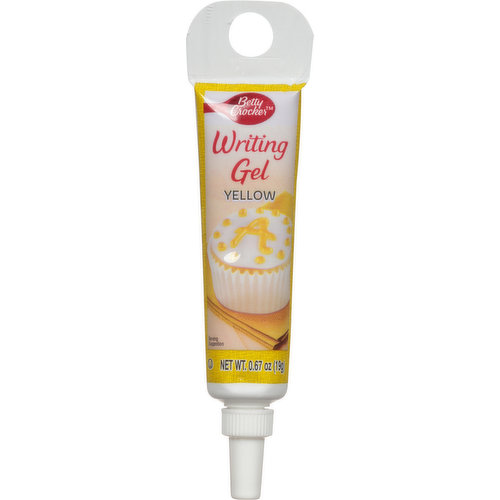 Betty Crocker Writing Gel, Yellow