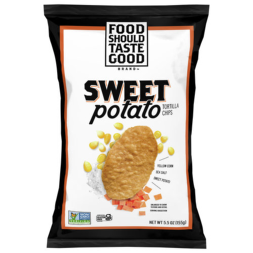 Food Should Taste Good Tortilla Chips, Sweet Potato