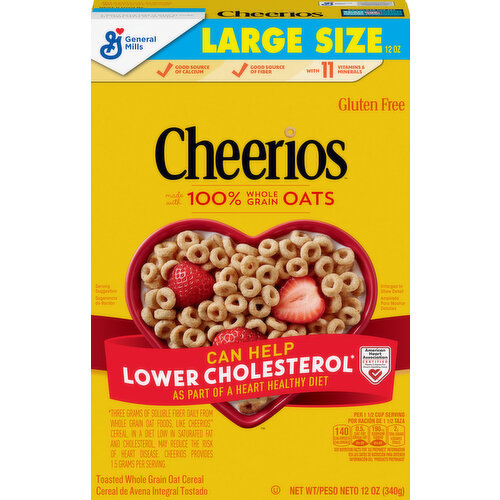 Cheerios Cereal, Gluten Free, Large Size