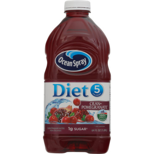 Ocean Spray Juice Drink, Diet, Cran-Pomegranate