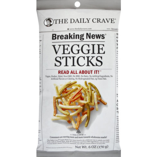 The Daily Crave Veggie Sticks