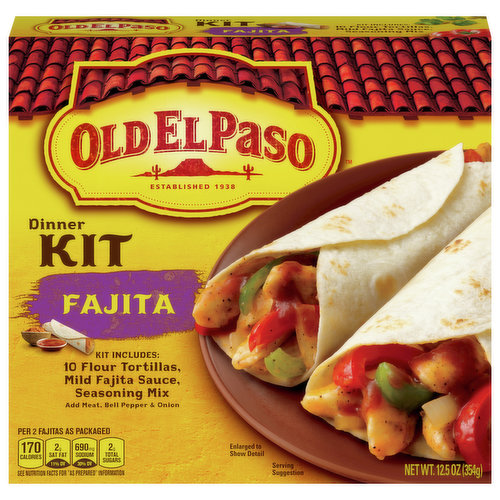 Old El Paso Dinner Kit, Fajita