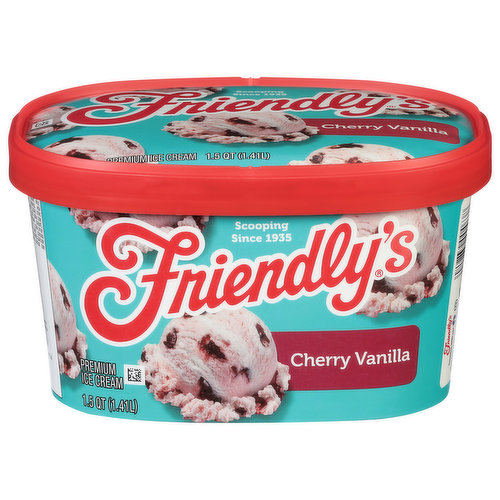 Friendly's Ice Cream, Premium, Cherry Vanilla