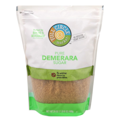 Full Circle Market Demerara Pure Sugar