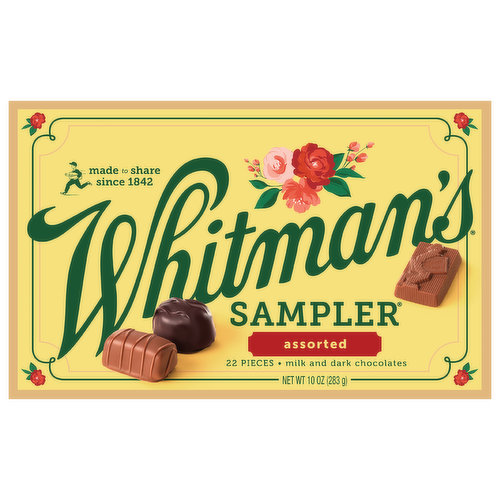 Whitman's Milk and Dark Chocolates, Assorted