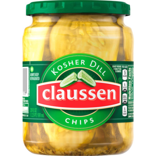 Claussen Kosher Dill Pickle Chips