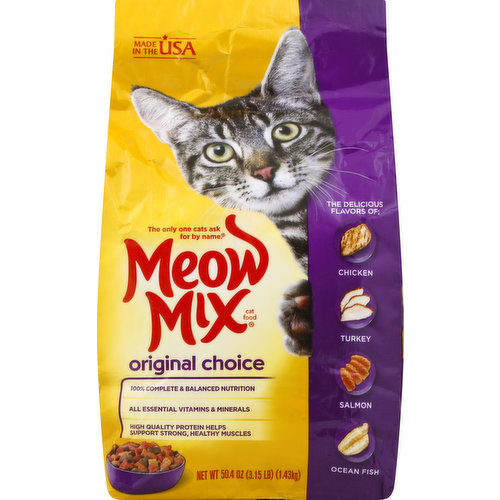 Meow Mix Cat Food, Original Choice