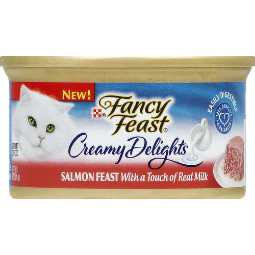 Fancy Feast Cat Food, Gourmet, Salmon Feast