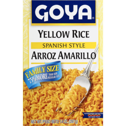 Goya Yellow Rice, Spanish Style, Family Size