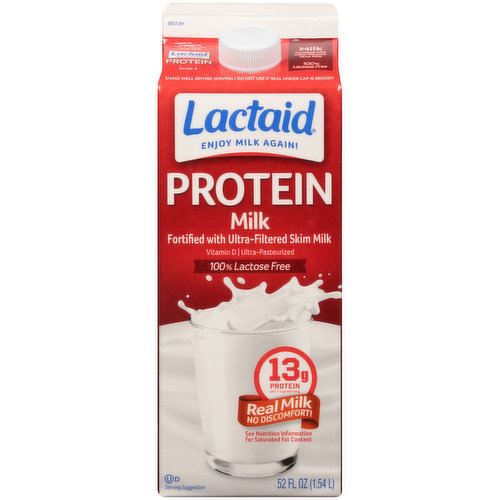 Lactaid Protein 100 Lactose Free Milk 9382